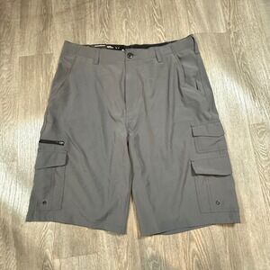 Iron Co Mens 36 Grayhound Stretch Tech Cargo Shorts 11 Inch Inseam NWT